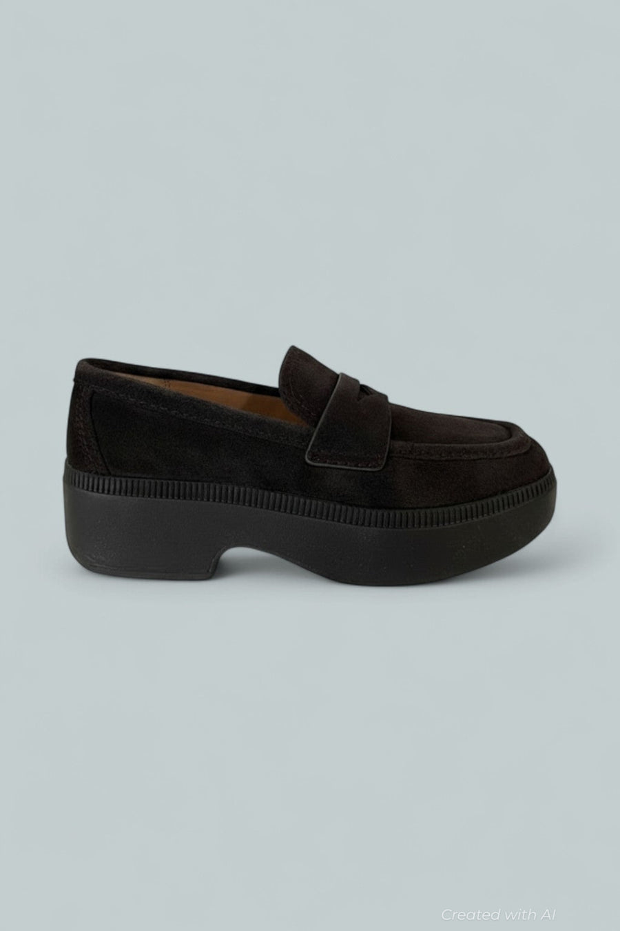 Women’s Luma Demi Wedge Loafer Pumps - Chocolate - 6.5 - Loafers