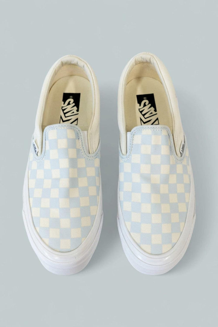 Women’s Lx Classic Slip On Sneakers - Checkerboard Ice Metallic - 10 WMN / 8.5 MEN - Loafers