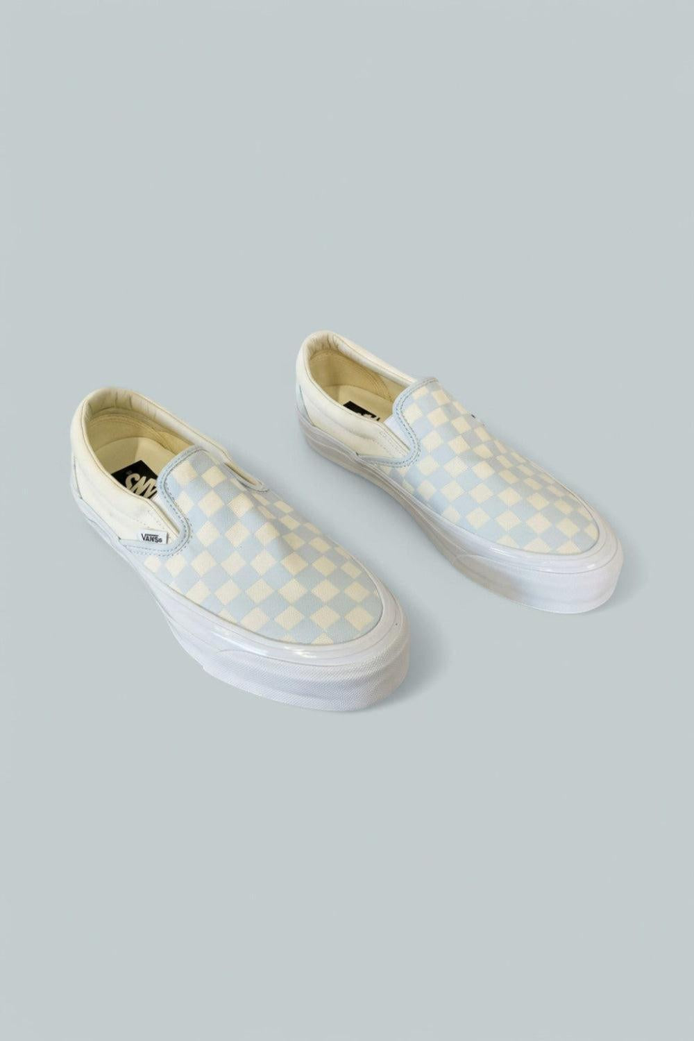 Women’s Lx Classic Slip On Sneakers - Checkerboard Ice Metallic - 10 WMN / 8.5 MEN - Loafers