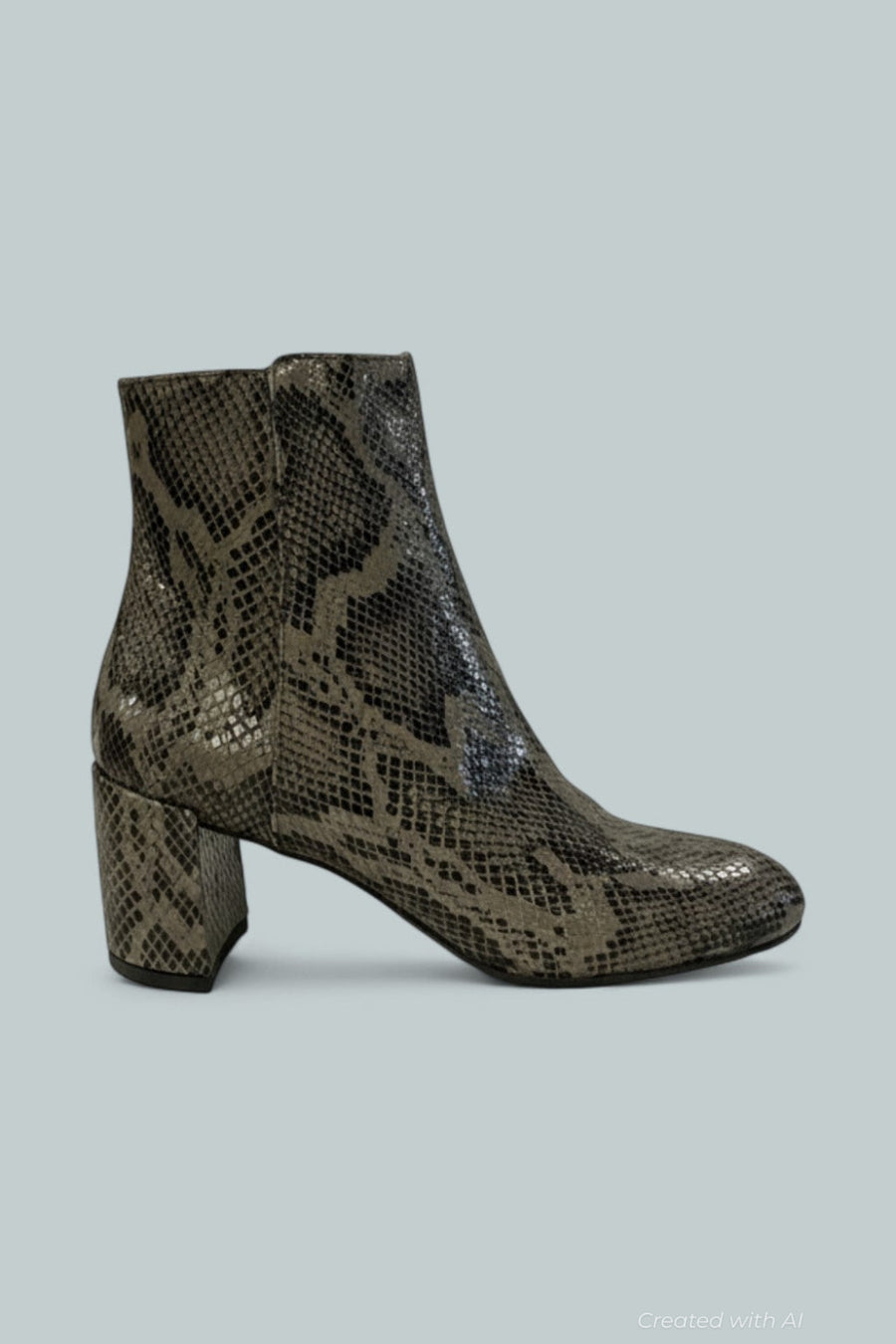 Women’s Lynn Booties - Taupe Snake - 7.5 US / 37.5 EU - Booties