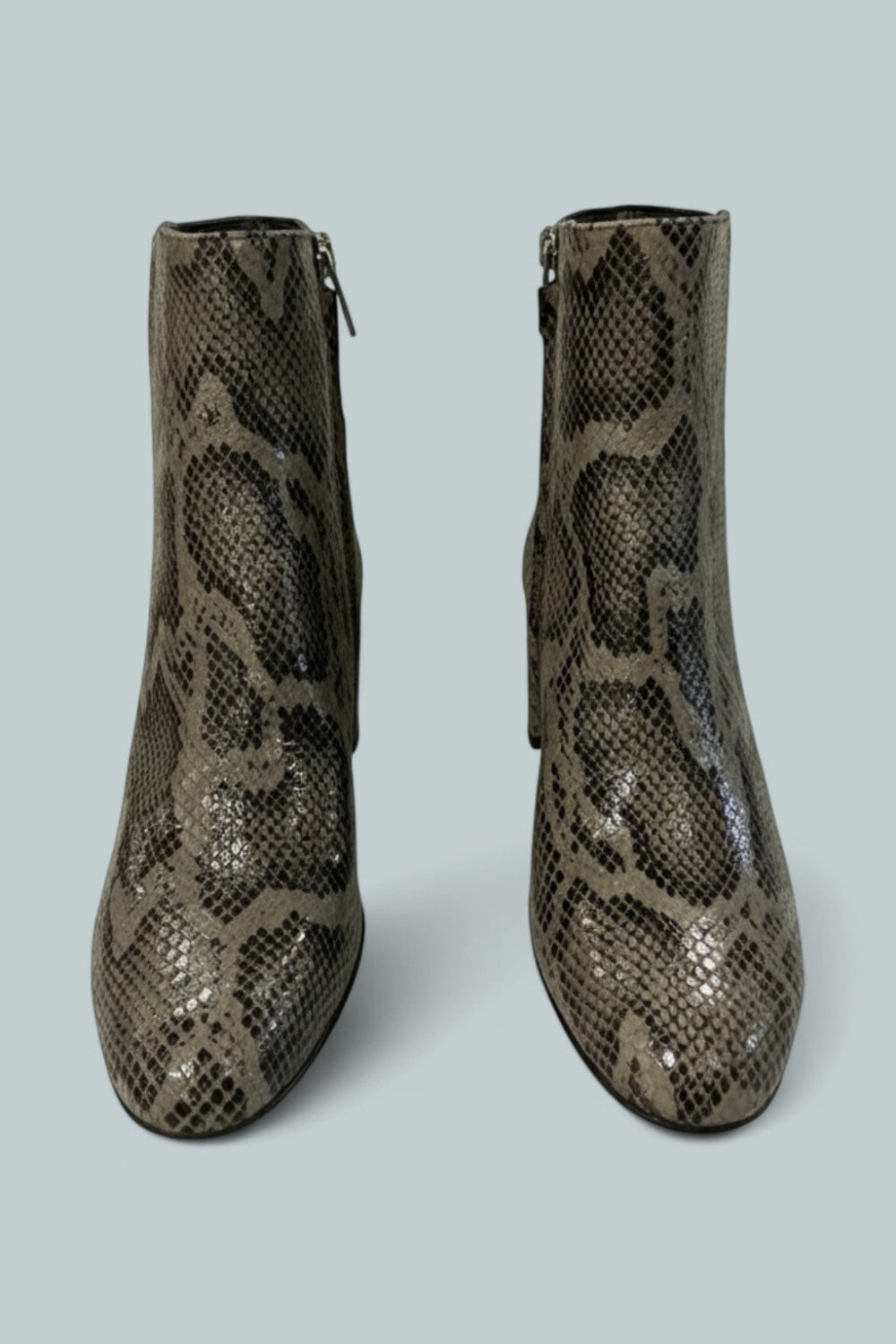 Women’s Lynn Booties - Taupe Snake - 7.5 US / 37.5 EU - Booties