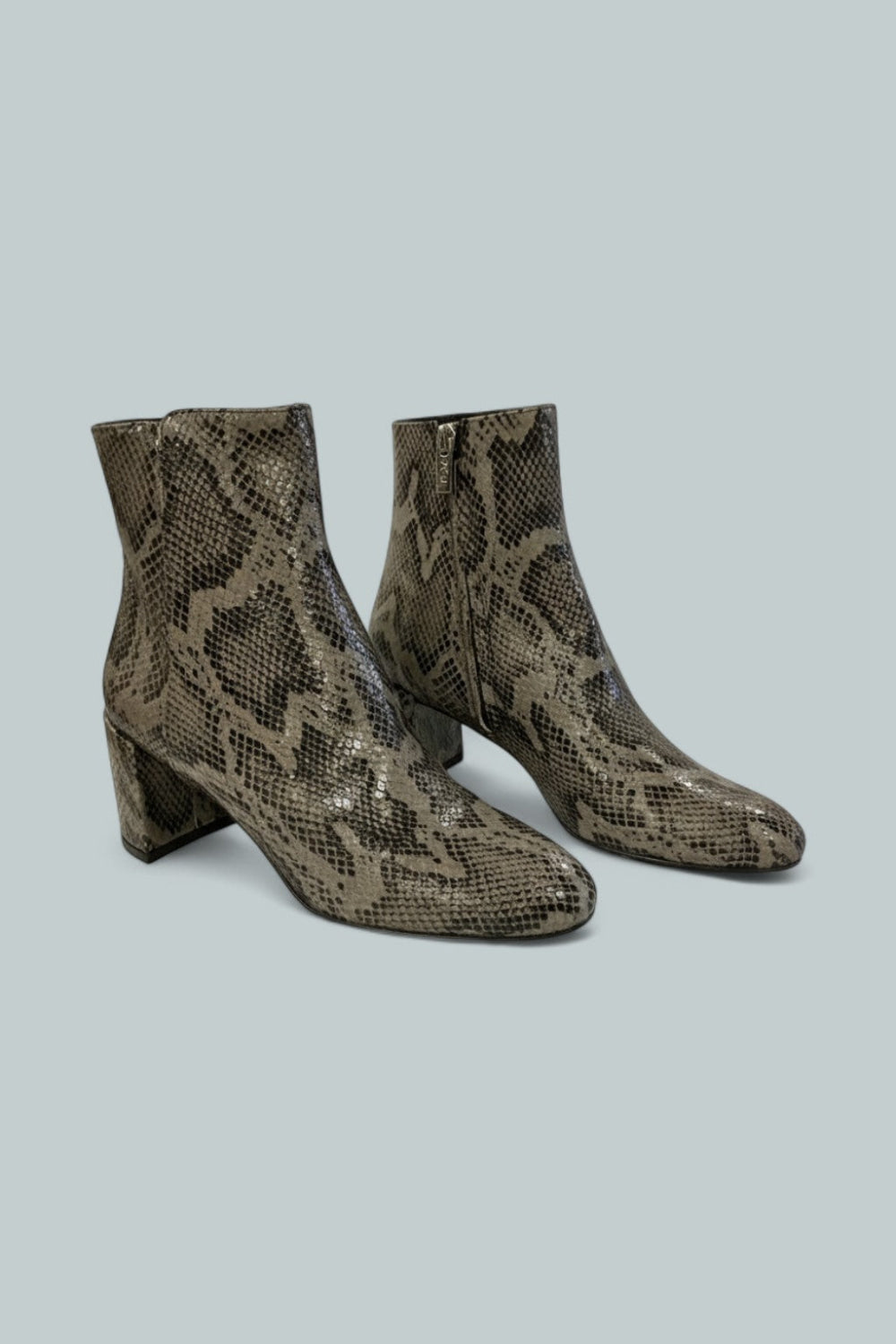 Women’s Lynn Booties - Taupe Snake - 7.5 US / 37.5 EU - Booties