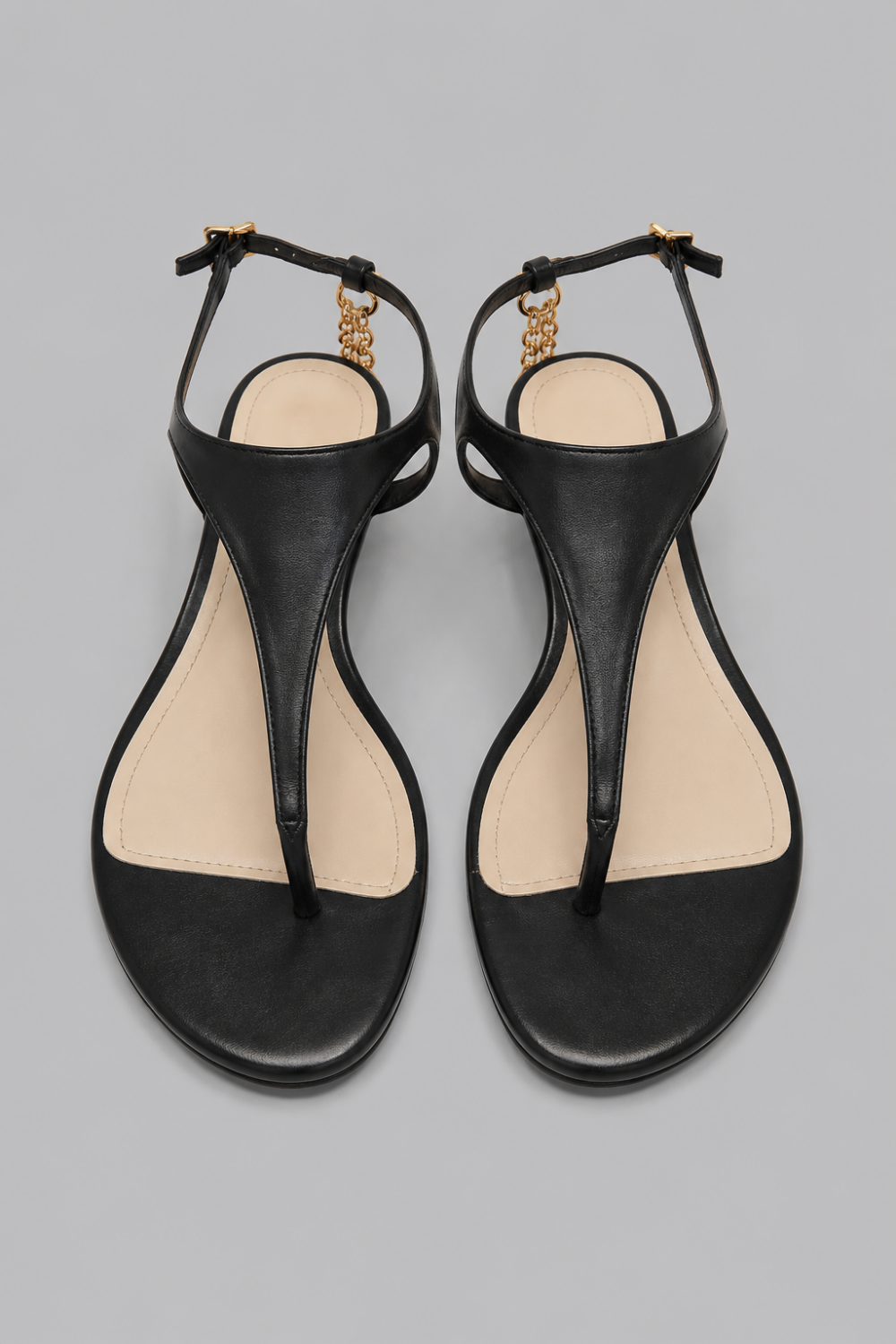 Women’s Lys Leather Wedge Sandals - Black - 7.5 - Sandal