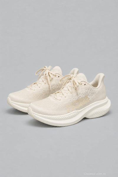 Women’s Mach 6 Low Top Sneakers - Alabaster/Cosmic Gray - 10 - Sneaker