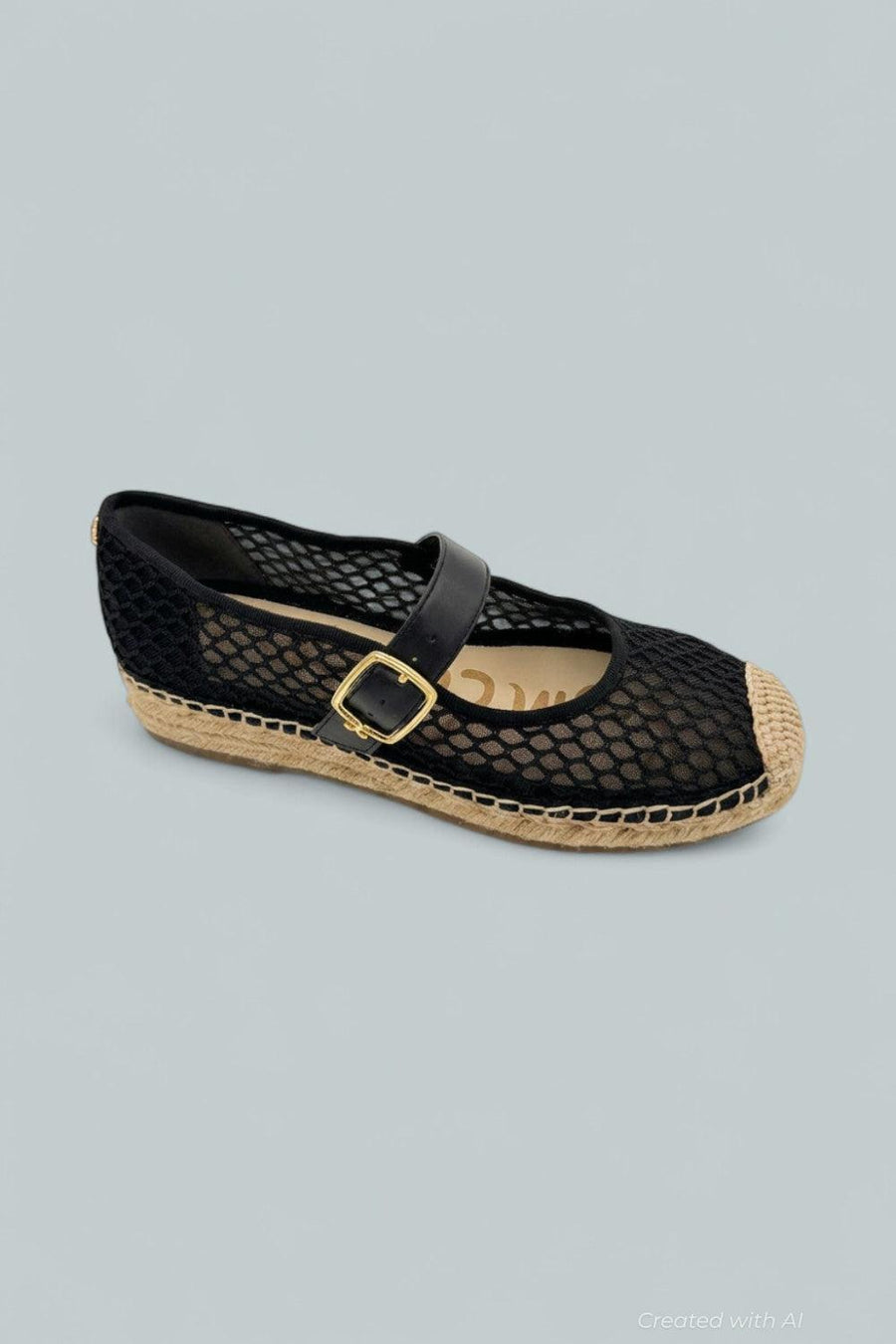 Women’s Mackie Espadrille Flats - Black - 6 - Flats