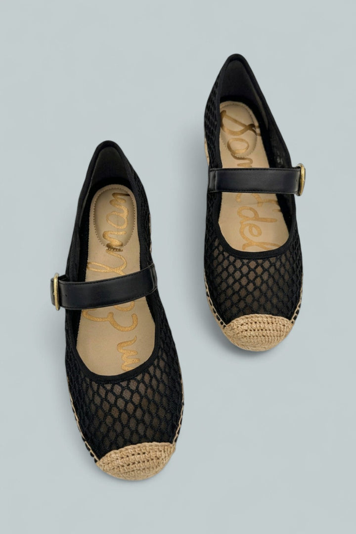 Women’s Mackie Espadrille Flats - Black - 6 - Flats