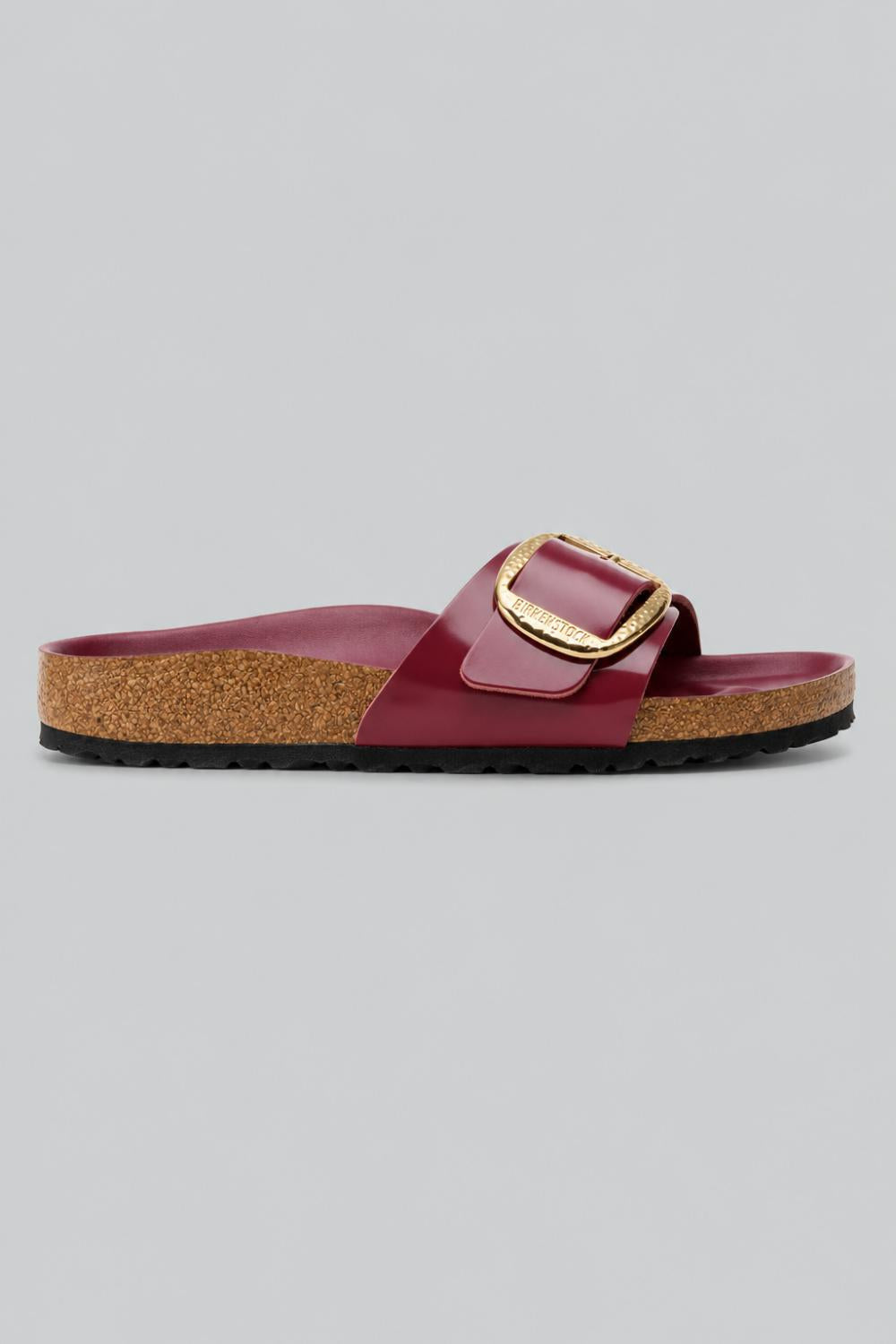 Women’s Madrid Big Buckle High Shine Sandals - Zinfandel - 6 6.5 US / 37 EU - Sandal