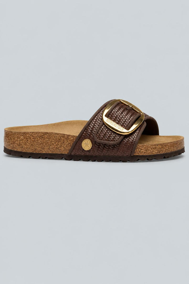 Women’s Madrid Big Buckle Raffia Sandals - Raffia Carafe - 8 8.5 US / 39 EU - Sandal