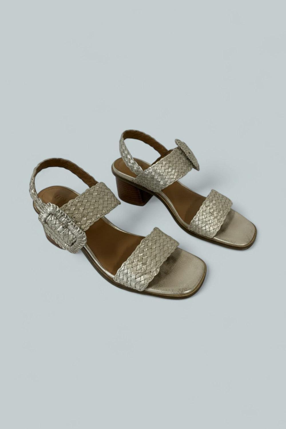 Women’s Madylyn Buckled Sandals - Ice Metallic - 9.5 - Sandals