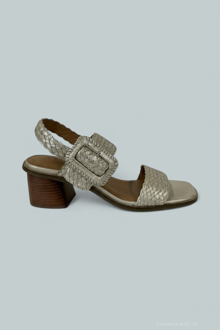 Women’s Madylyn Buckled Sandals - Ice Metallic - 9.5 - Sandals