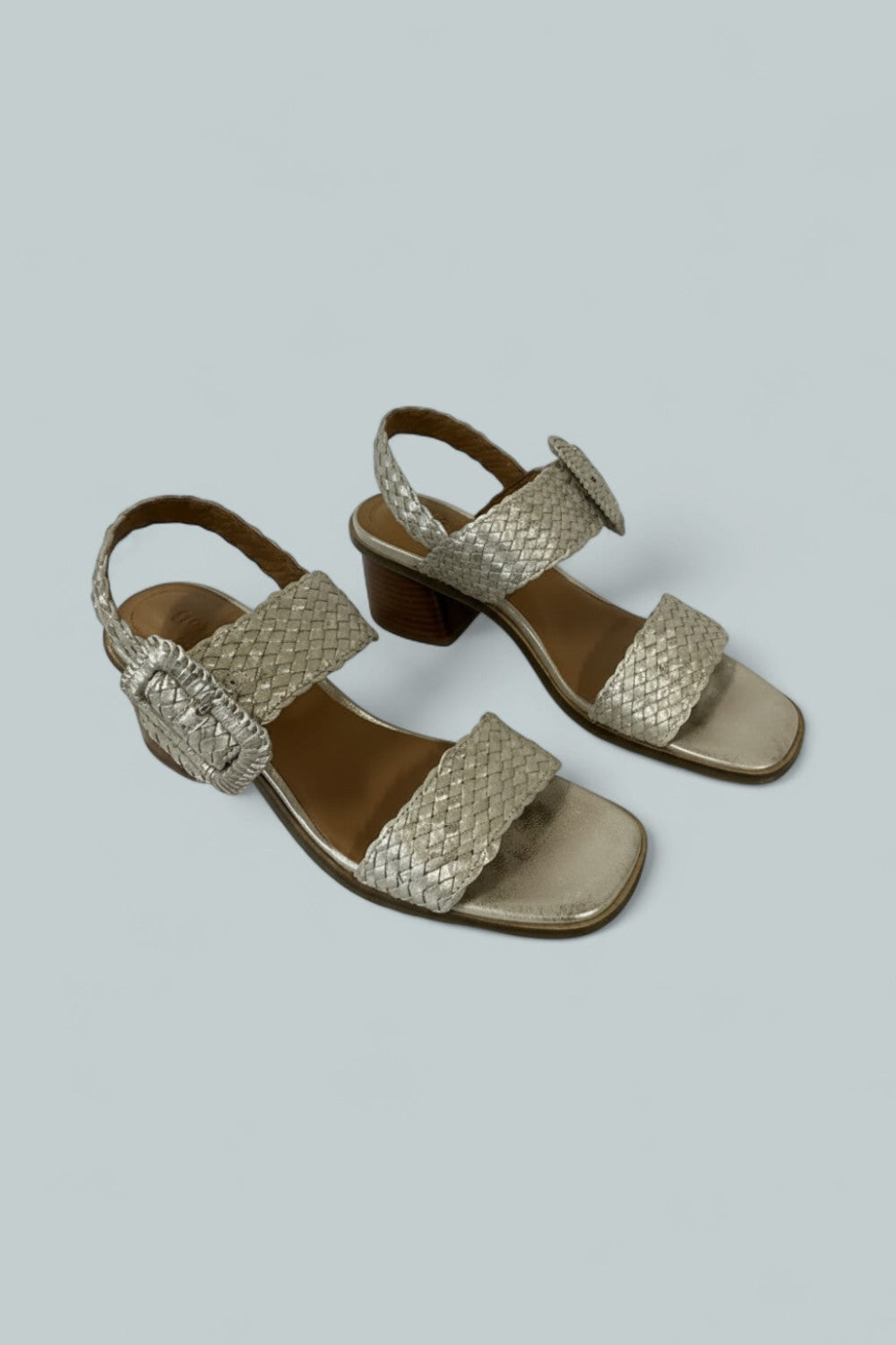 Women’s Madylyn Buckled Sandals - Ice Metallic - 9.5 - Sandals