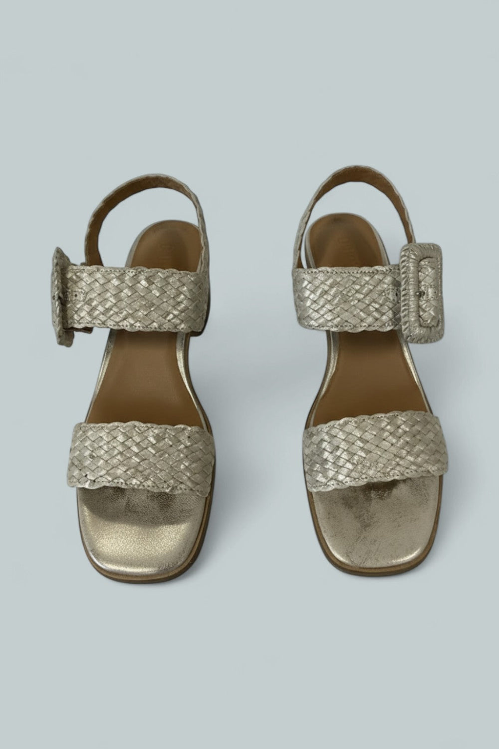 Women’s Madylyn Buckled Sandals - Ice Metallic - 9.5 - Sandals