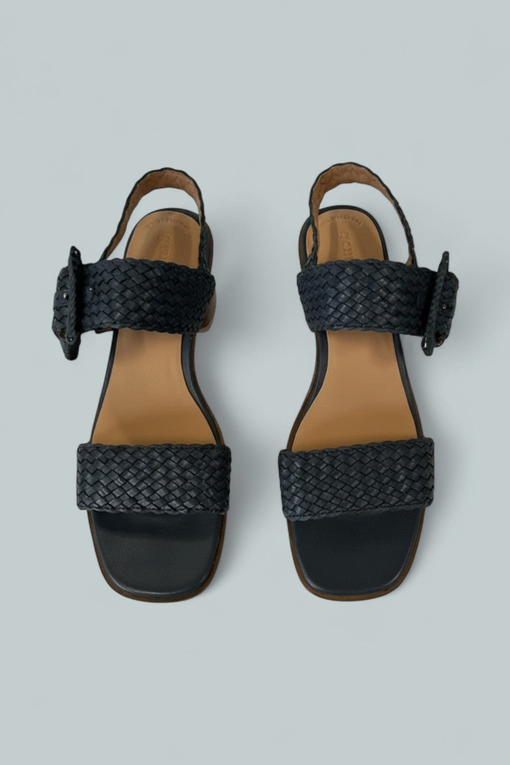 Women’s Madylyn Buckled Sandals - Navy Leather - 9.5 - Sandals