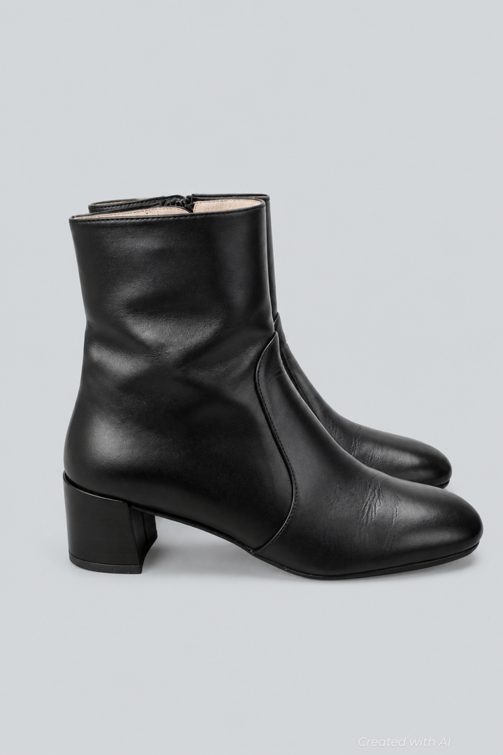Women’s Maeve Zip Booties - Black - Bootie