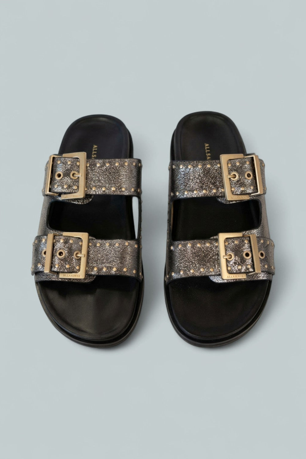 Women’s Magda Studded Sandals - Silver - 10 - Sandals