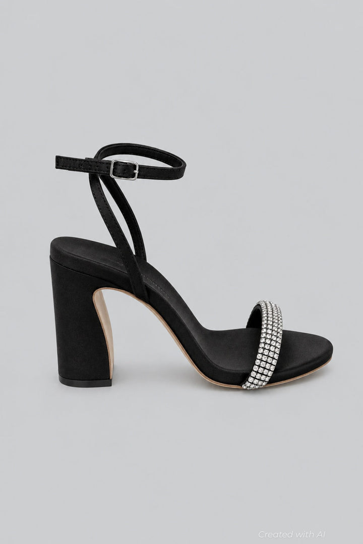 Women’s Malia Embellished Sandals - Black - 5 - Sandals