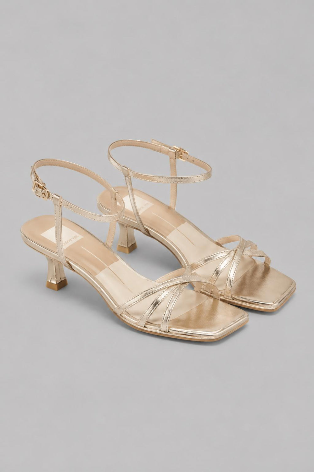 Women’s Manji Ankle Strap High Heel Sandals - Light Gold - Heels