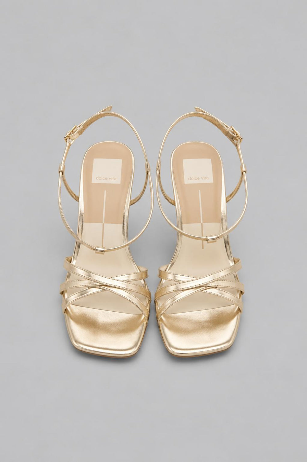 Women’s Manji Ankle Strap High Heel Sandals - Light Gold - Heels