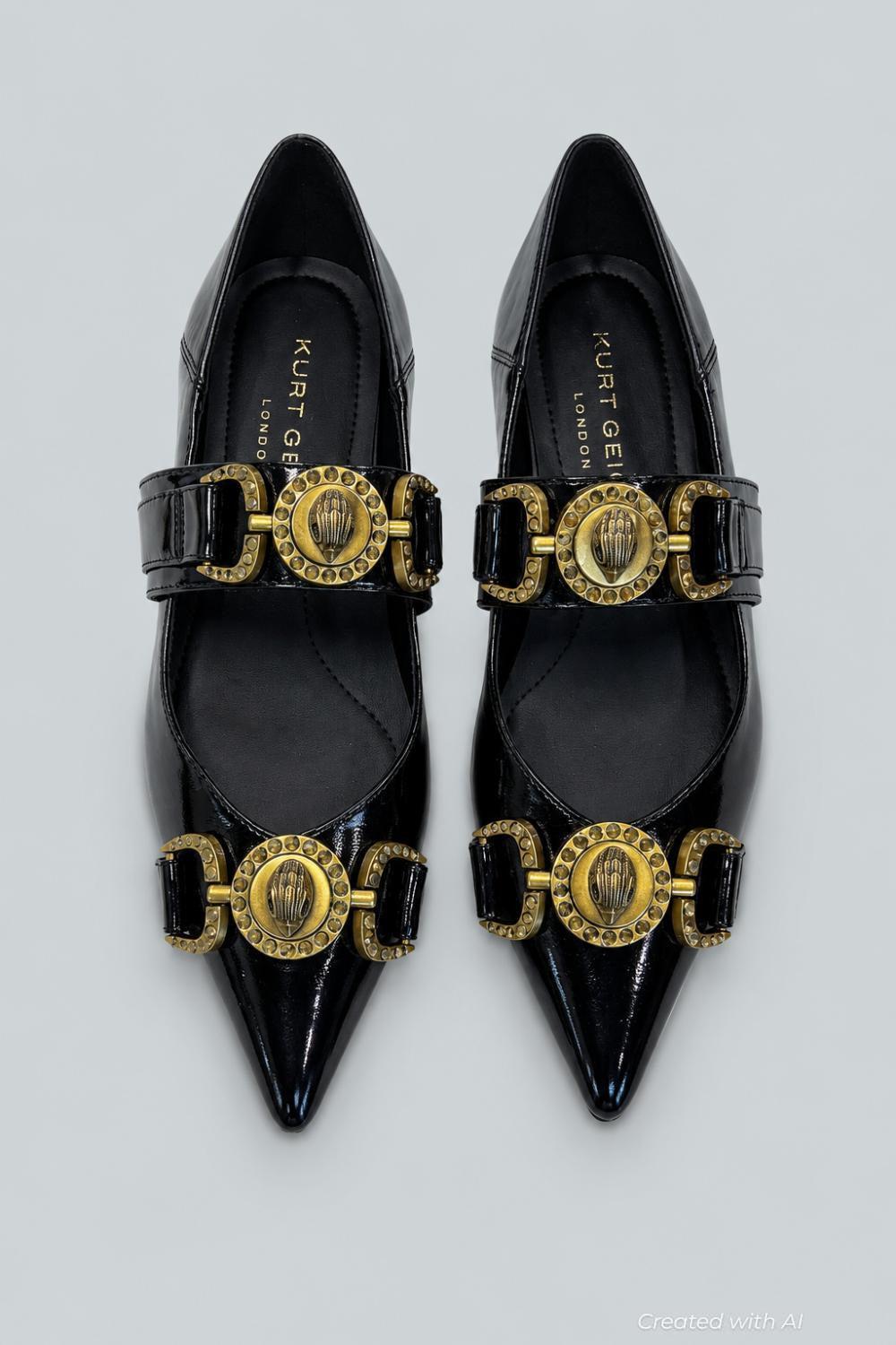 Women’s Mansion Pointed Flats - Black - 6 - Flats