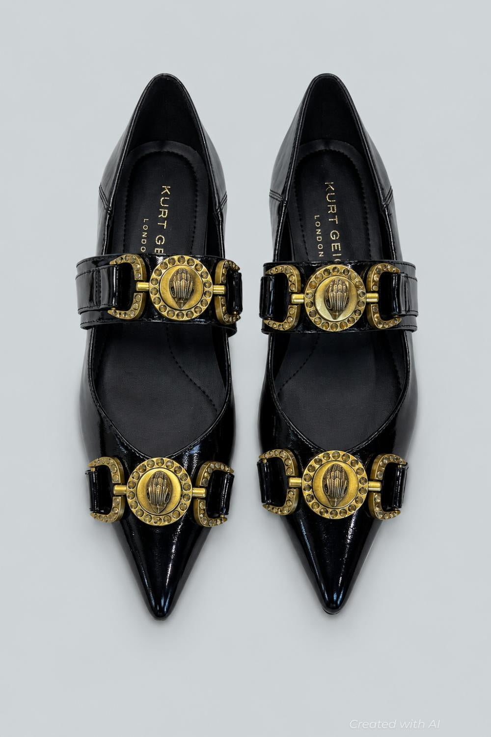Women’s Mansion Pointed Flats - Black - 6 - Flats