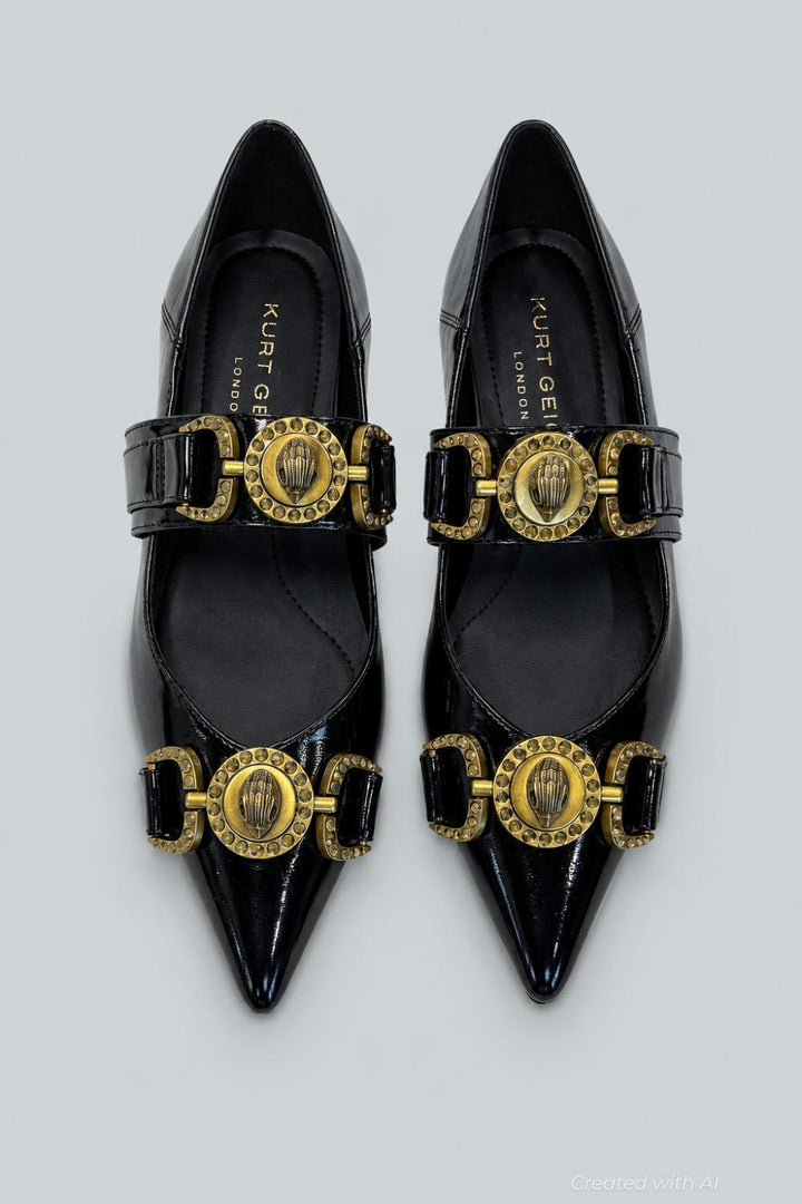 Women’s Mansion Pointed Flats - Black - 6 - Flats