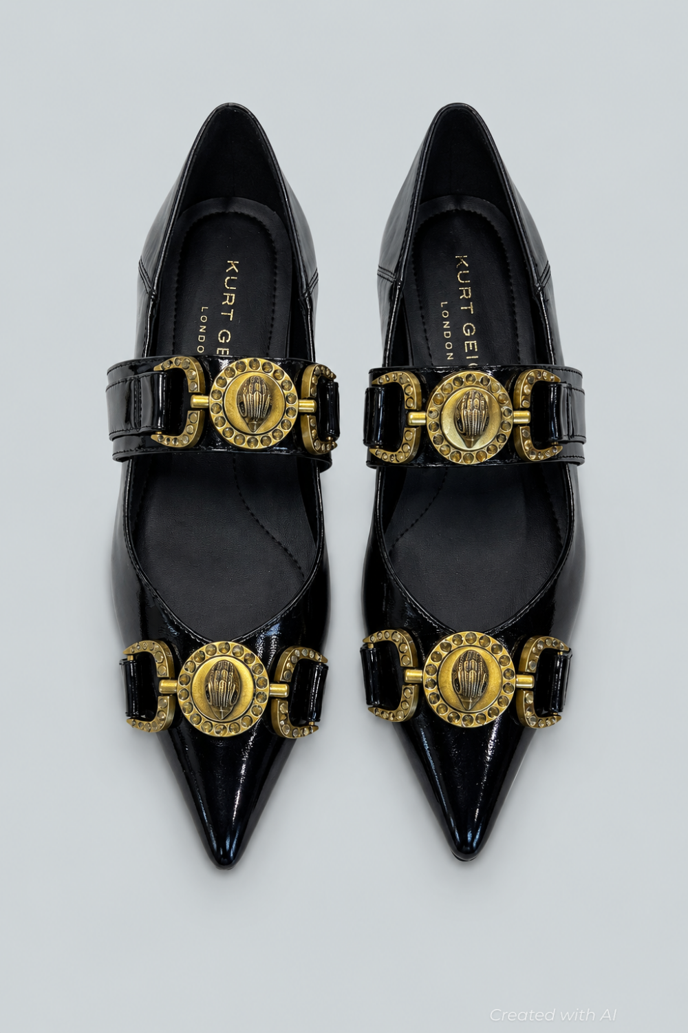 Women’s Mansion Pointed Flats - Black - 6 - Flats
