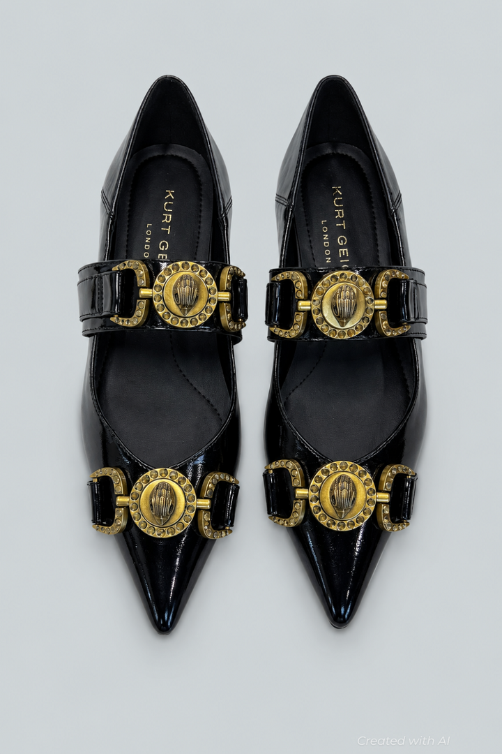 Women’s Mansion Pointed Flats - Black - 6 - Flats