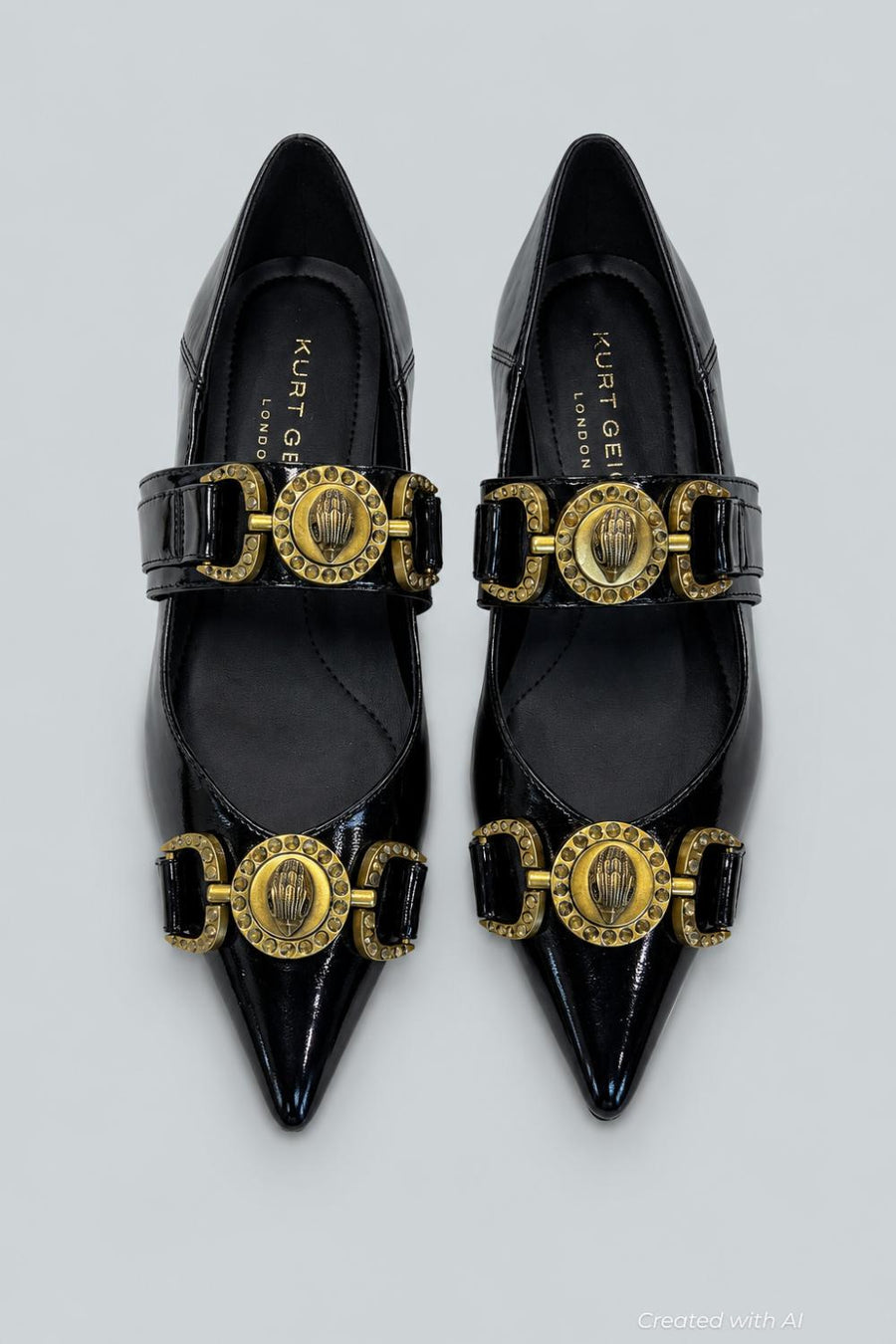Women’s Mansion Pointed Flats - Black - 6 - Flats