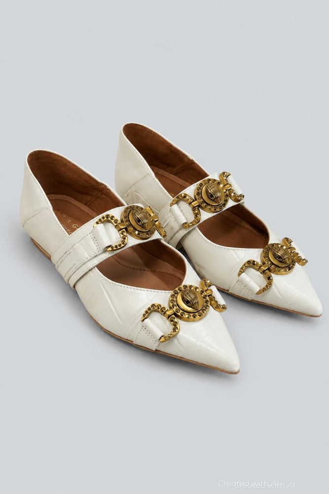 Women’s Mansion Pointed Flats - Natural - Flats