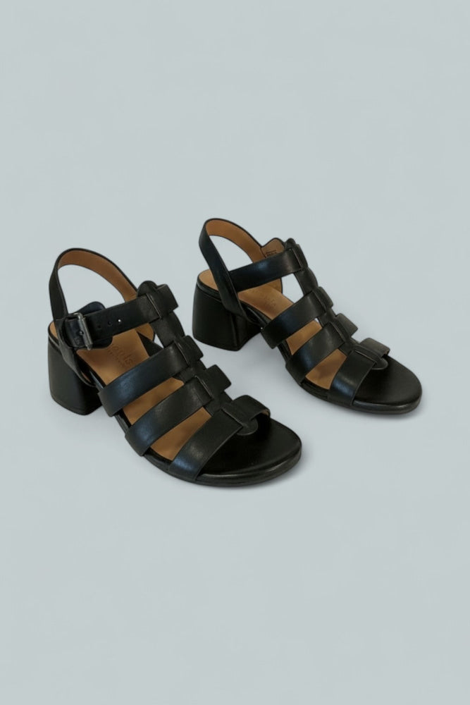 Women’s Margarite Sandals - Black Leather - 8 - Sandals