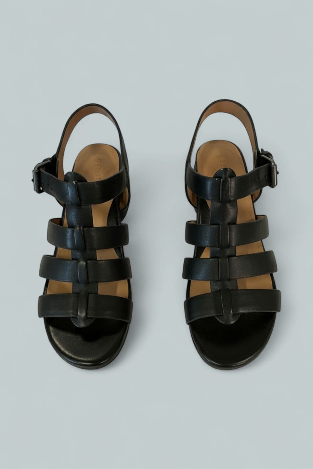 Women’s Margarite Sandals - Black Leather - 8 - Sandals