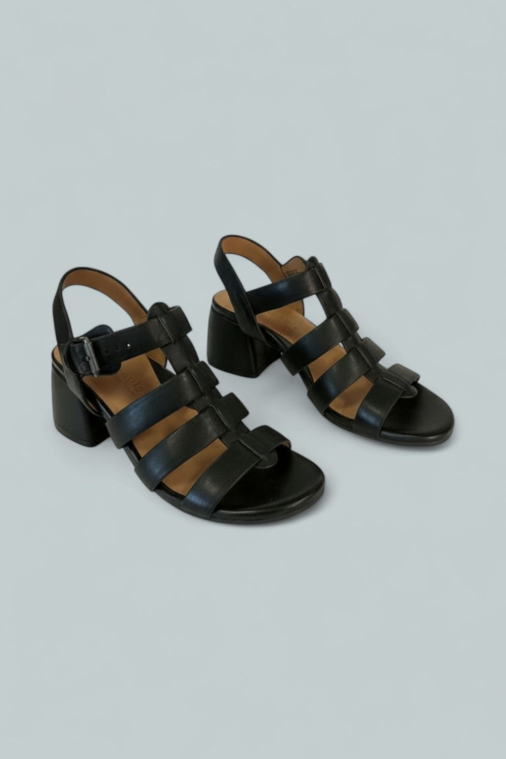 Women’s Margarite Sandals - Black Leather - 8 - Sandals