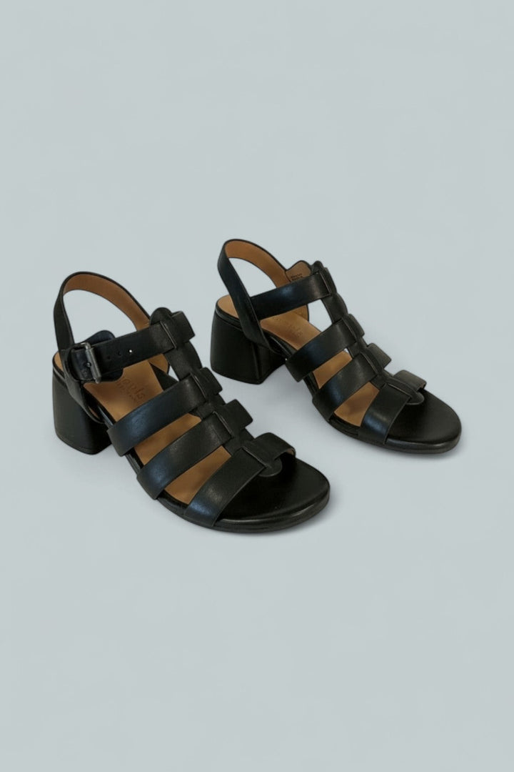 Women’s Margarite Sandals - Black Leather - 8 - Sandals