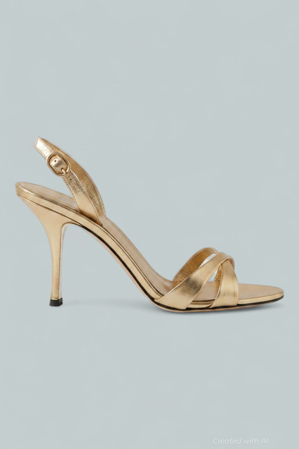 Women’s Marielle Slingback Sandals - Gold Crinkle - Slingback