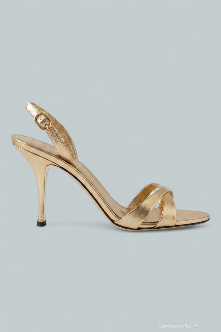 Women’s Marielle Slingback Sandals - Gold Crinkle - Slingback