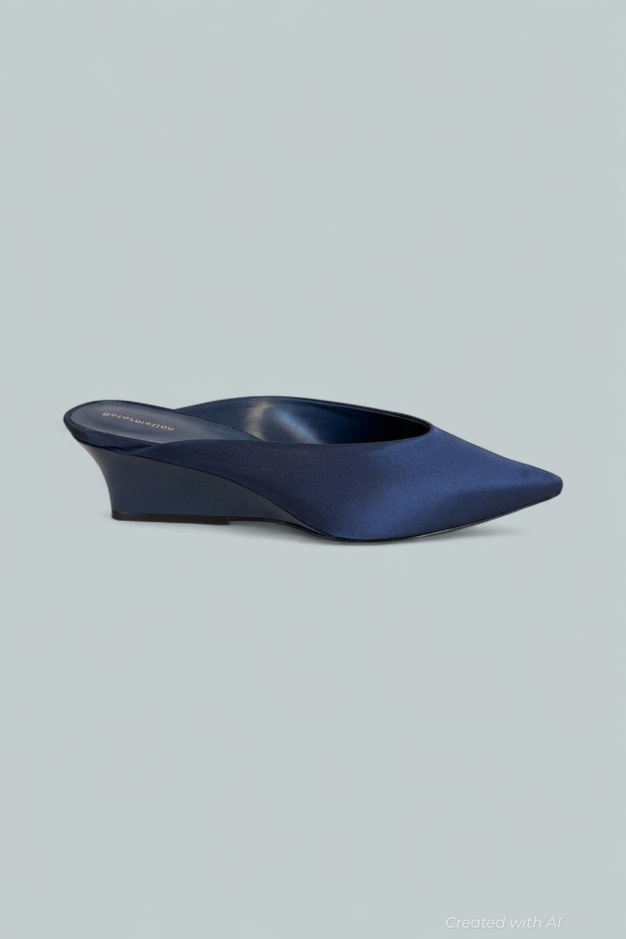 Women’s Marilyn Mule Wedge Pumps - After Hours Satin - Sandals