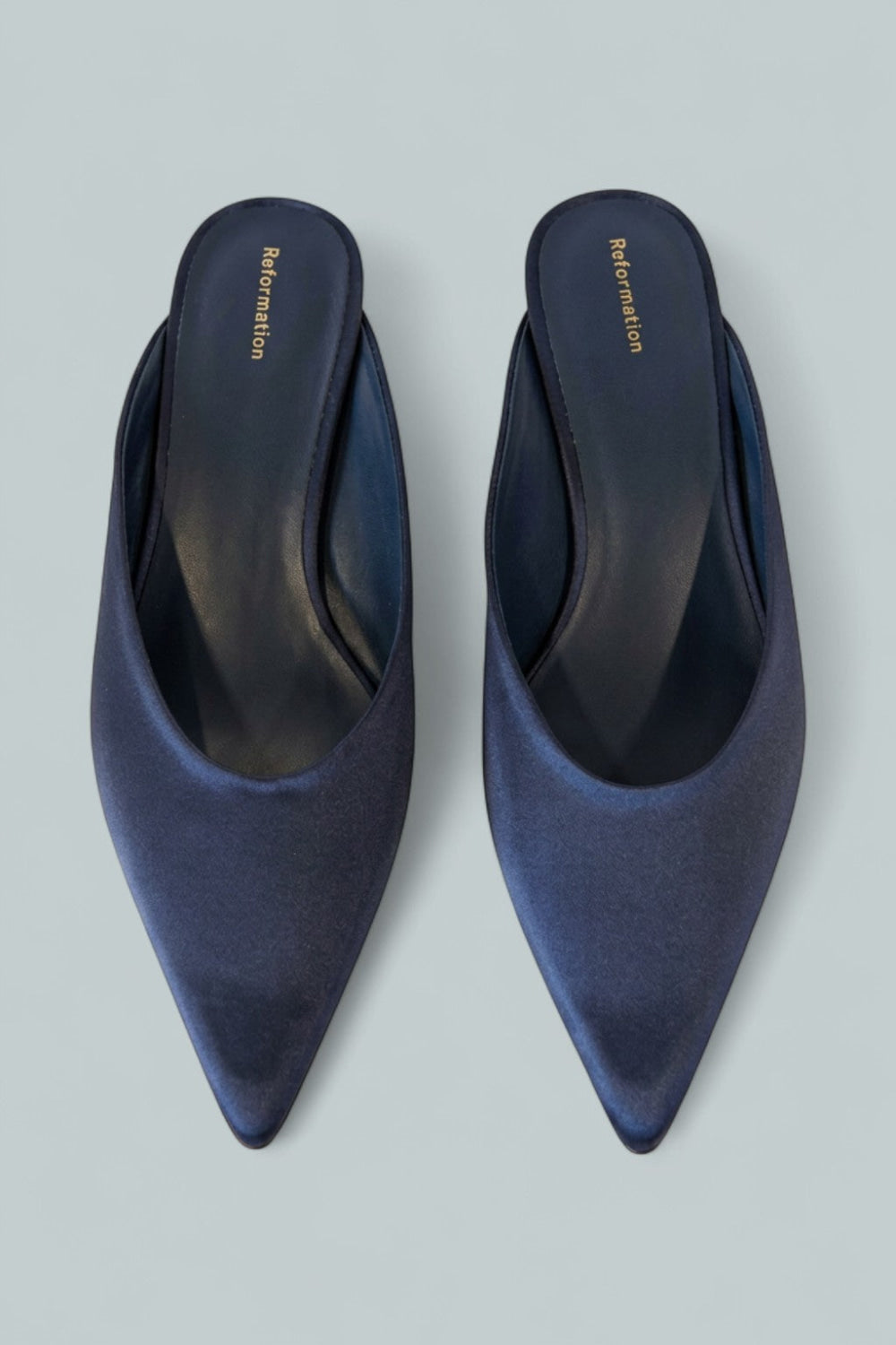 Women’s Marilyn Mule Wedge Pumps - After Hours Satin - Sandals