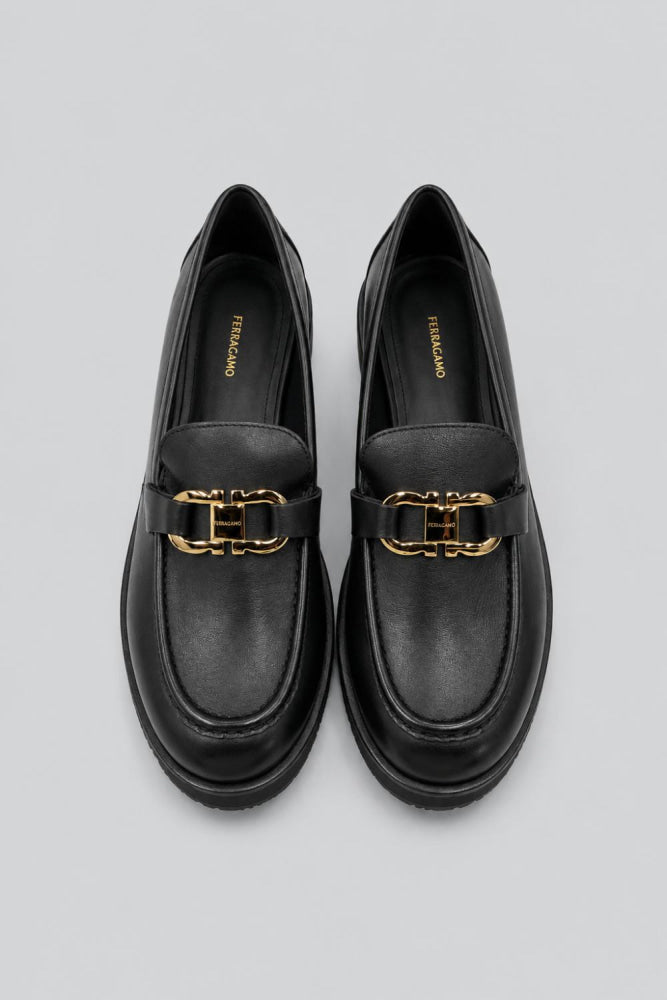 Women’s Maryan Gancini Lug Sole Loafers - Black - 11 - Loafers