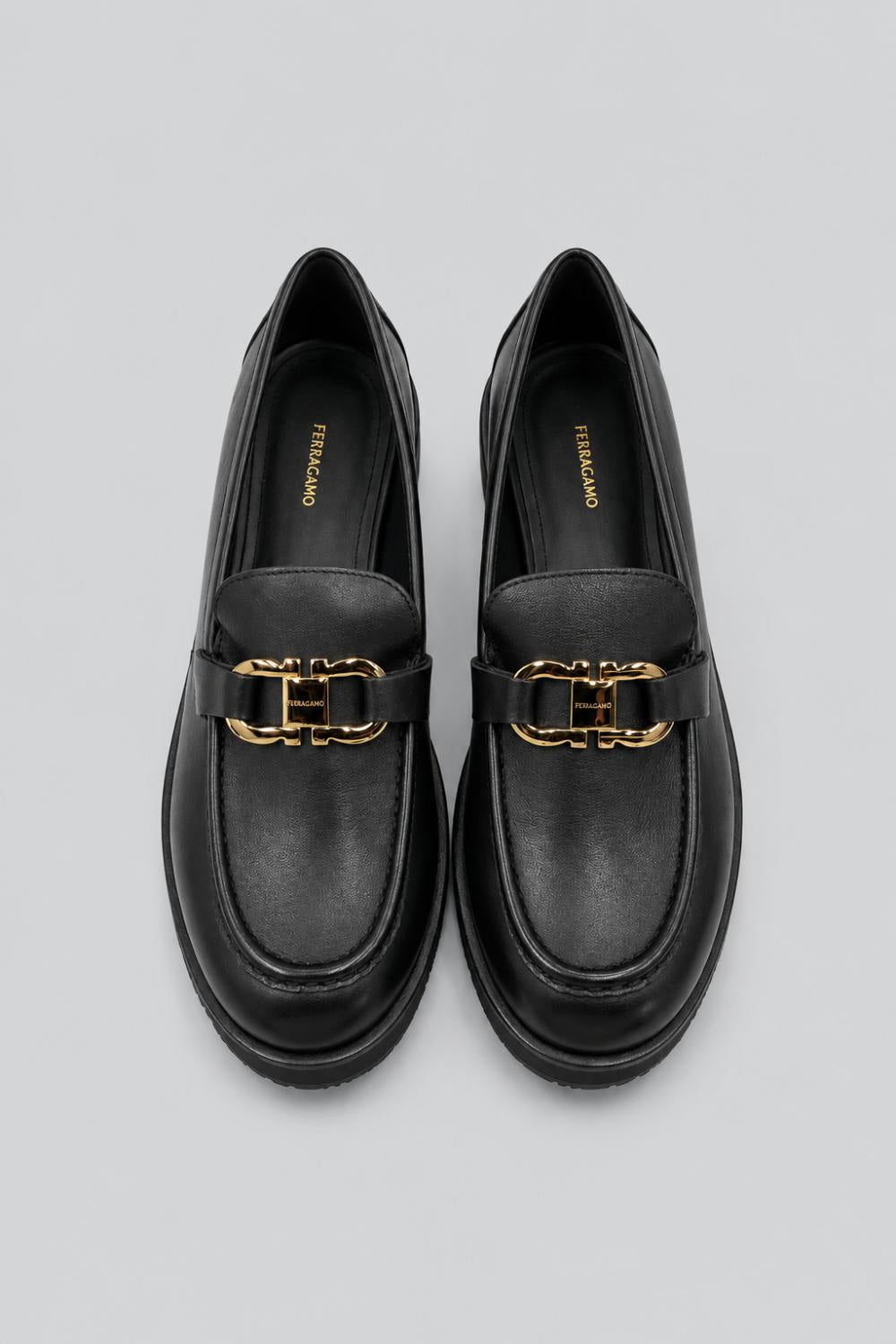 Women’s Maryan Gancini Lug Sole Loafers - Black - 11 - Loafers