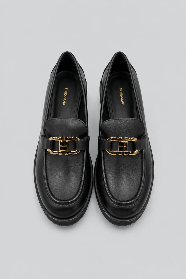 Women’s Maryan Gancini Lug Sole Loafers - Black - 11 - Loafers