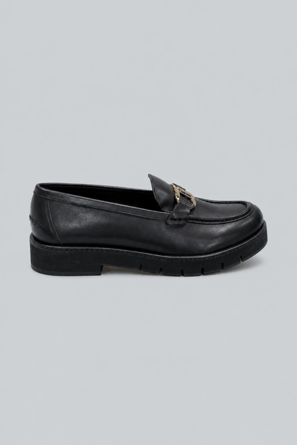 Women’s Maryan Gancini Lug Sole Loafers - Black - 11 - Loafers