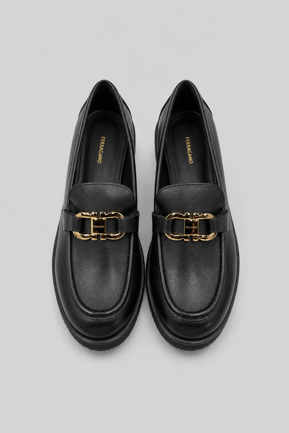 Women’s Maryan Gancini Lug Sole Loafers - Black - 6 - Loafers