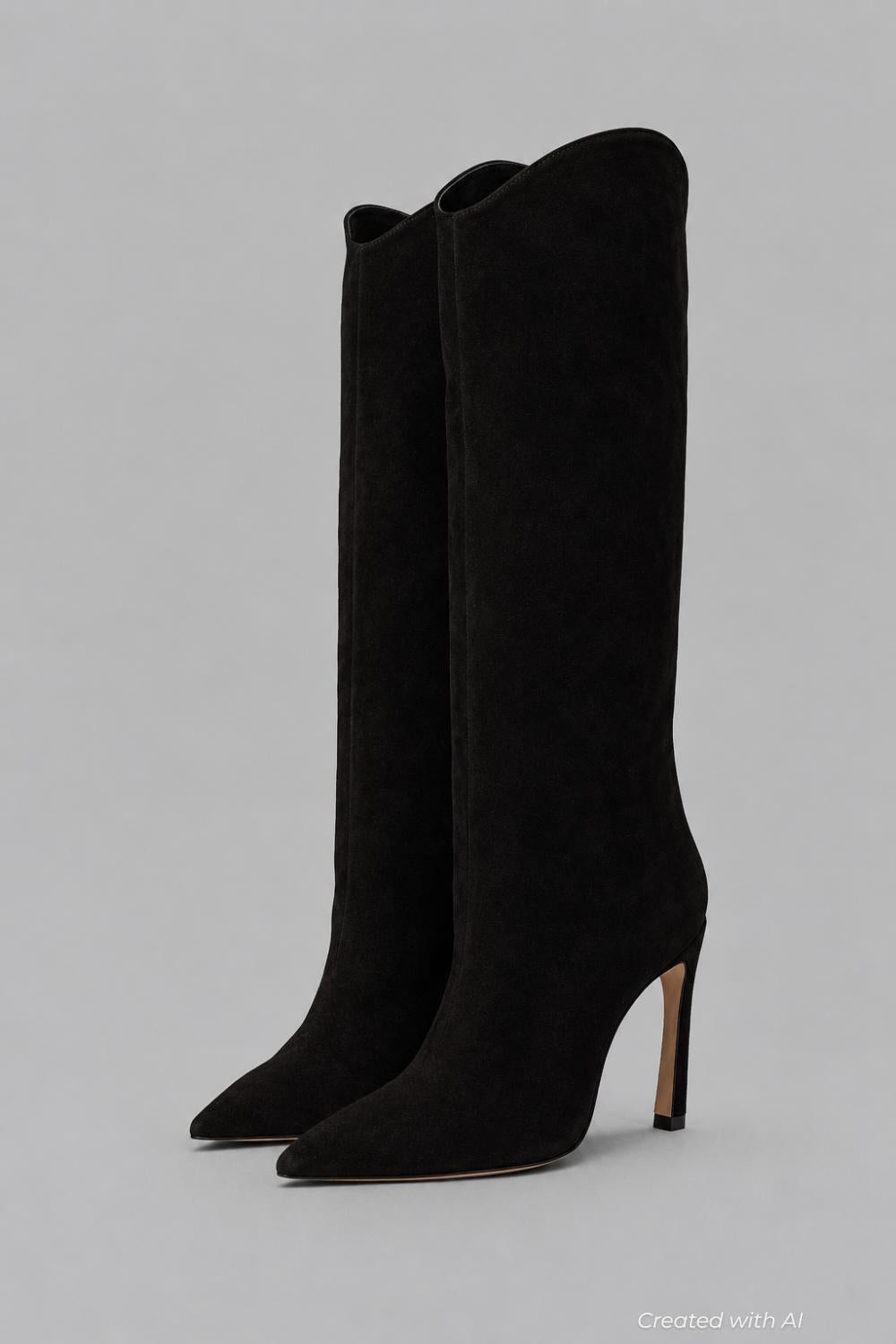 Women’s Maryana Sculpt Pointed Toe High Heel Boots - Black - Boots