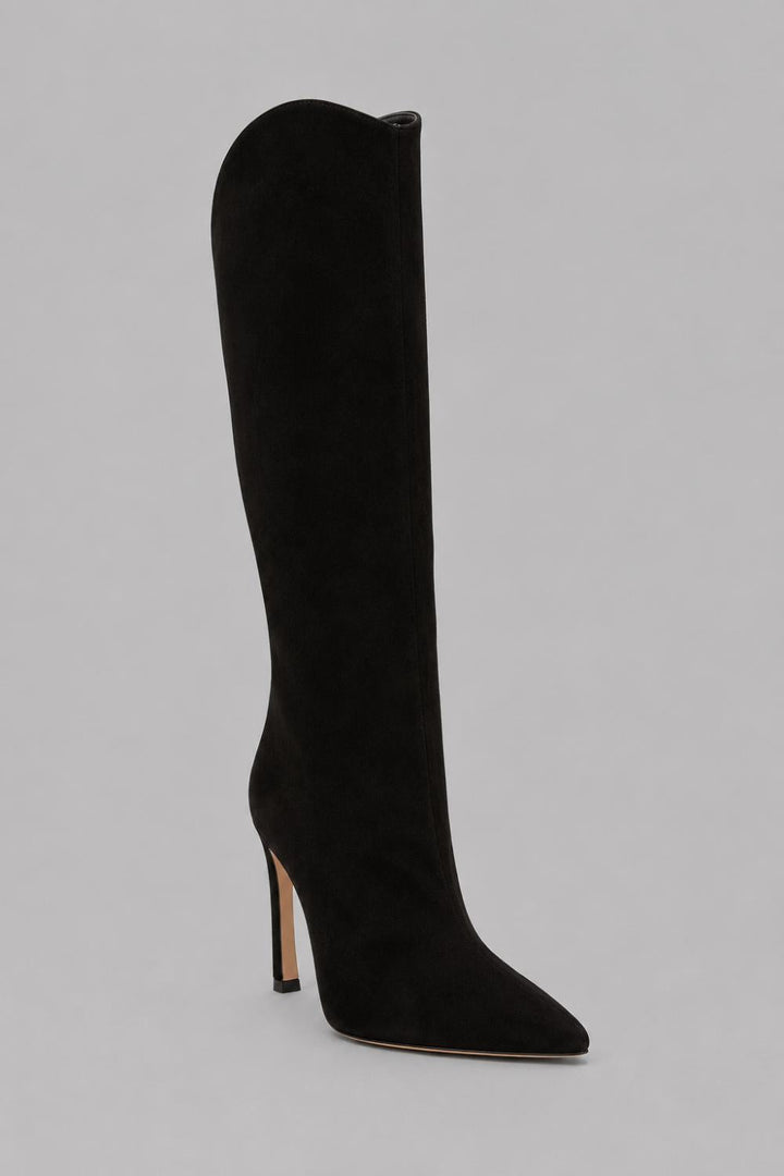 Women’s Maryana Sculpt Pointed Toe High Heel Boots - Black - Boots