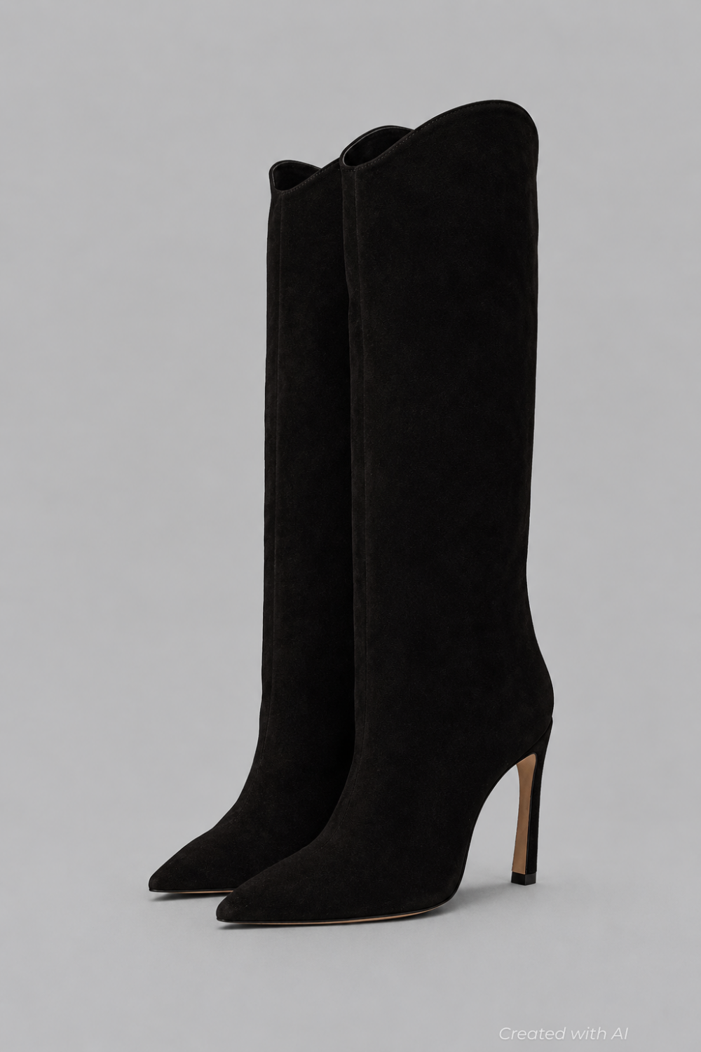 Women’s Maryana Sculpt Pointed Toe High Heel Boots - Black - Boots