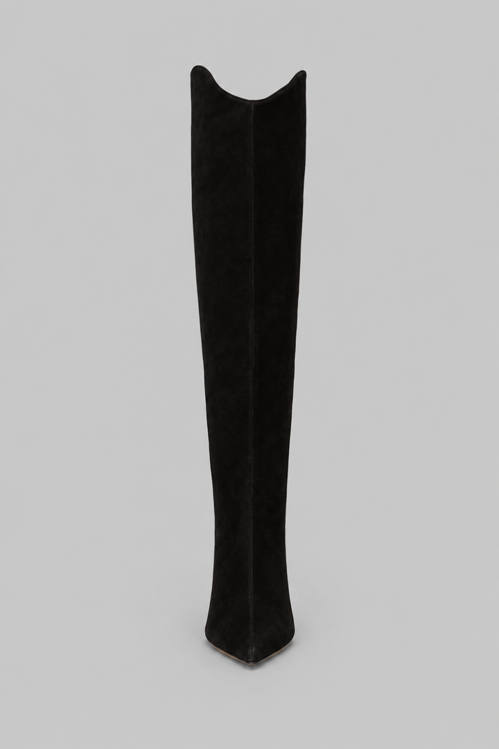 Women’s Maryana Sculpt Pointed Toe High Heel Boots - Black - Boots
