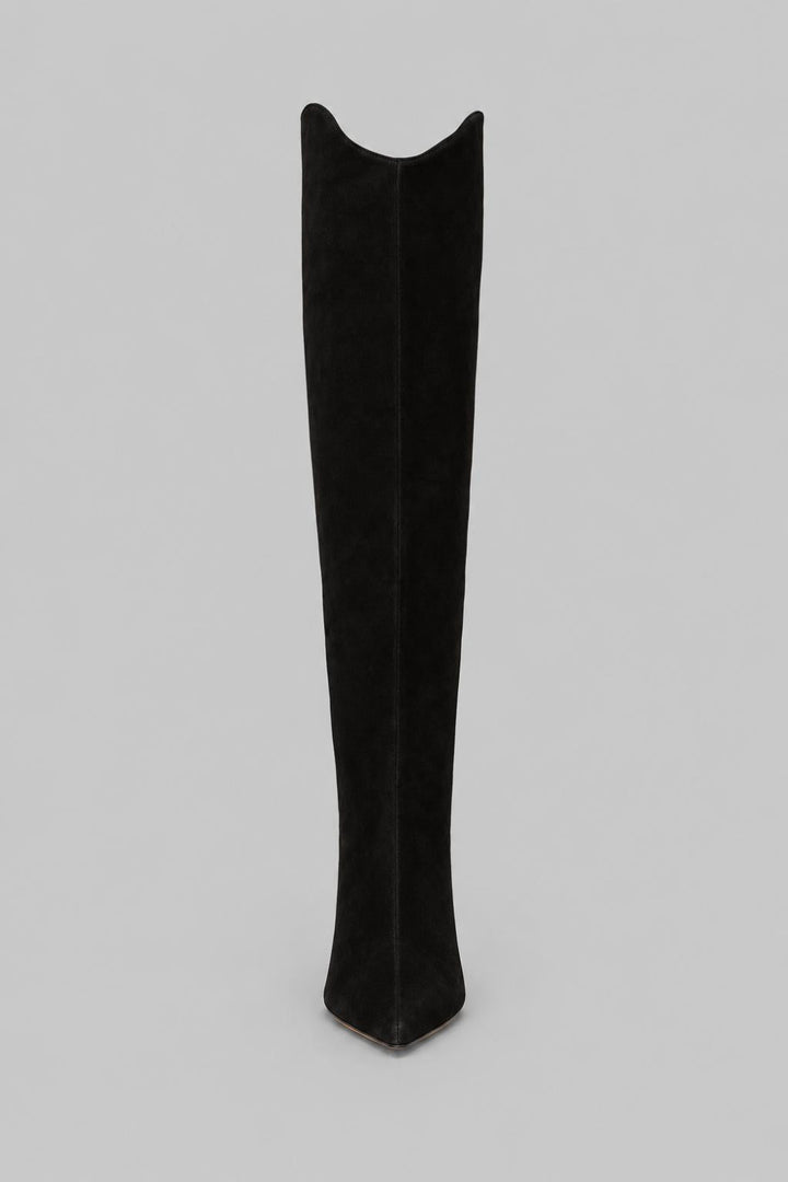 Women’s Maryana Sculpt Pointed Toe High Heel Boots - Black - 8.5 - Boots