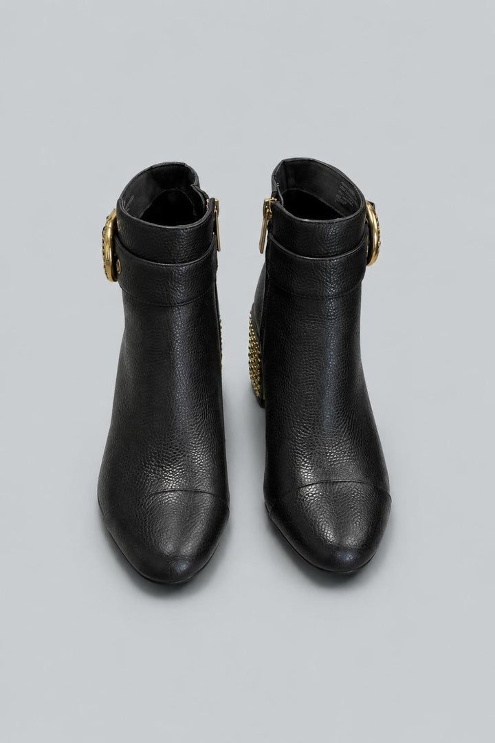 Women’s Mayfair Eagle Head Ankle Boots - Black - 7 - Boots