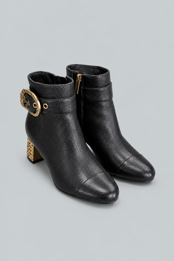 Women’s Mayfair Eagle Head Ankle Boots - Black - 7 - Boots