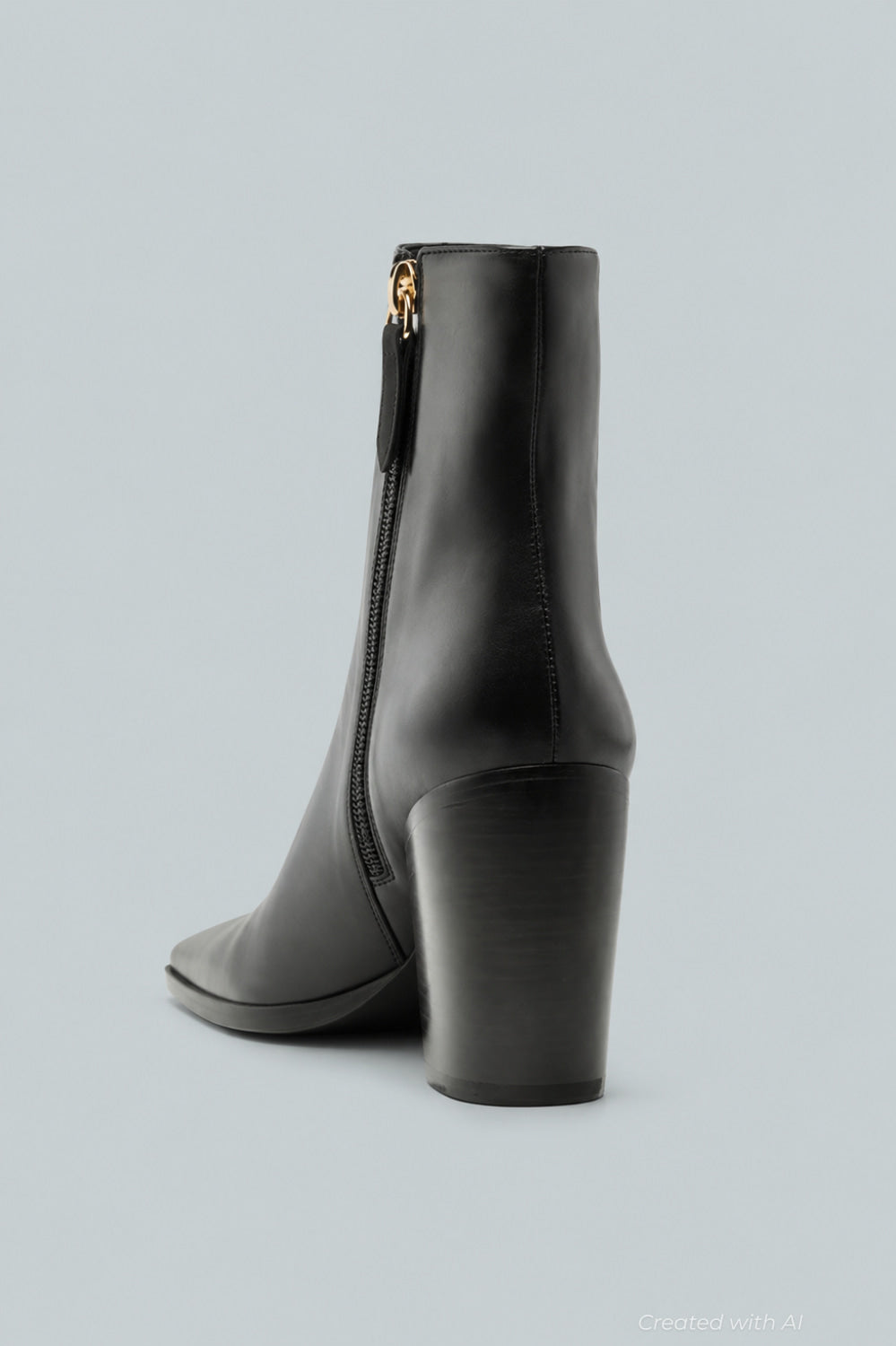 Women’s Mikki Block Heel Boots - Black - 7 - Boots